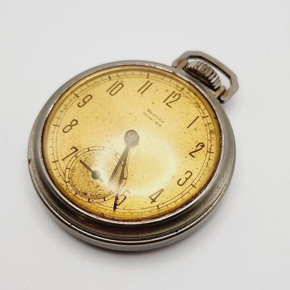 Vintage Westclox Pocket Ben Wind Up Mechanical Seconds Dial Watch - Picture 1 of 6